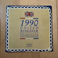 1990 Brilliant Uncirculated Coin Collection Royal Mint Annual Set