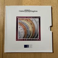 1991 Brilliant Uncirculated Coin Collection Royal Mint Annual Set