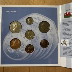 1991 Brilliant Uncirculated Coin Collection Royal Mint Annual Set