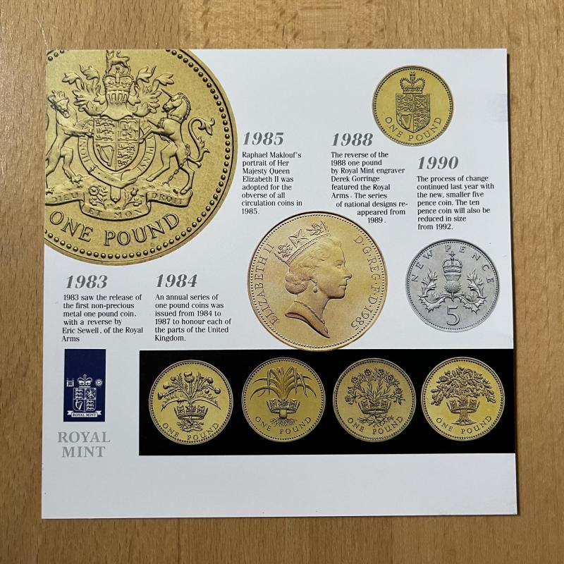 1991 Brilliant Uncirculated Coin Collection Royal Mint Annual Set