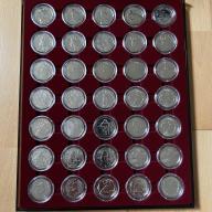 35 x 50p Brilliant Uncirculated Coins, Peter Rabbit, Puddleduck, Snowman, Paddington