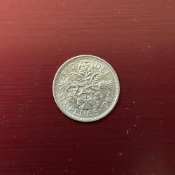 1967 Queen Elizabeth II Sixpence Circulated Royal Mint