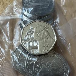 2019 50p Paddington at St Paul's Cathedral - single coin from sealed bag