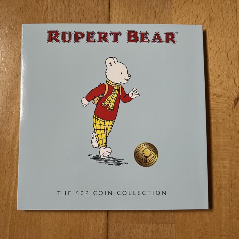 2020 Isle of Man Rupert Bear Brilliant Uncirculated 5-Coin Set