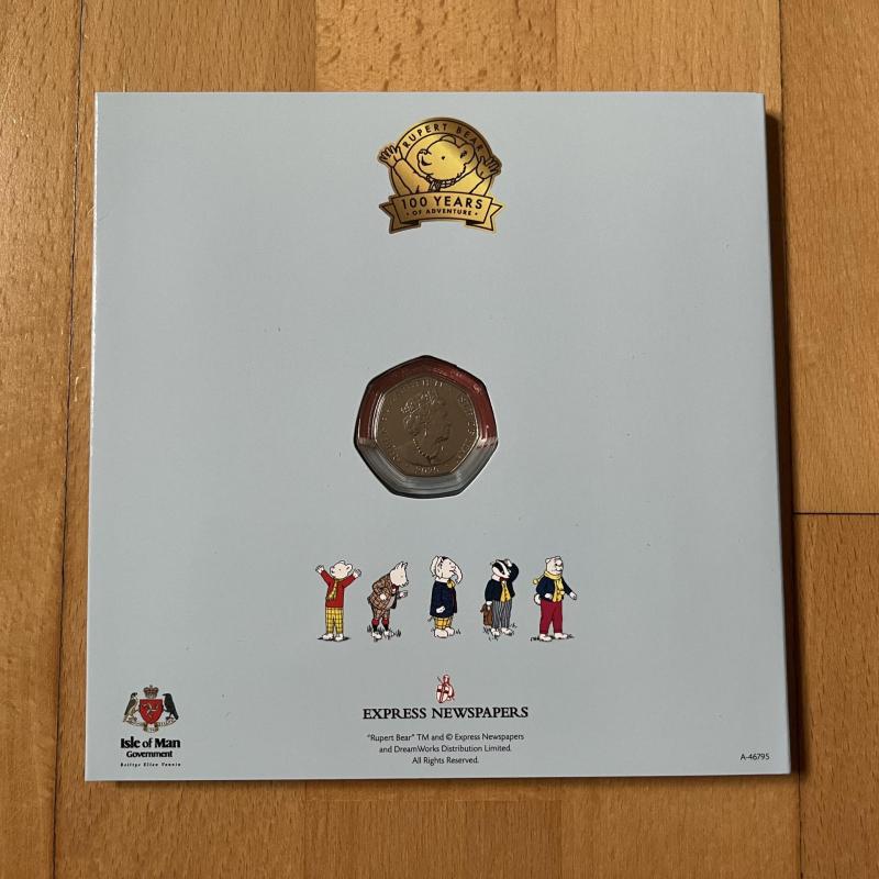 2020 Isle of Man Rupert Bear Brilliant Uncirculated 5-Coin Set