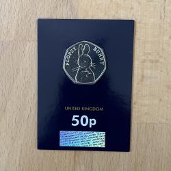 2018 50p Flopsy Bunny Brilliant Uncirculated Coin