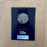 2019 50p Stephen Hawking Brilliant Uncirculated Coin