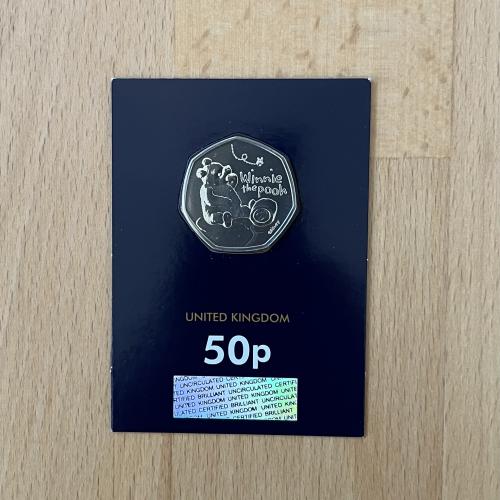 2020 50p Winnie the Pooh Brilliant Uncirculated Coin