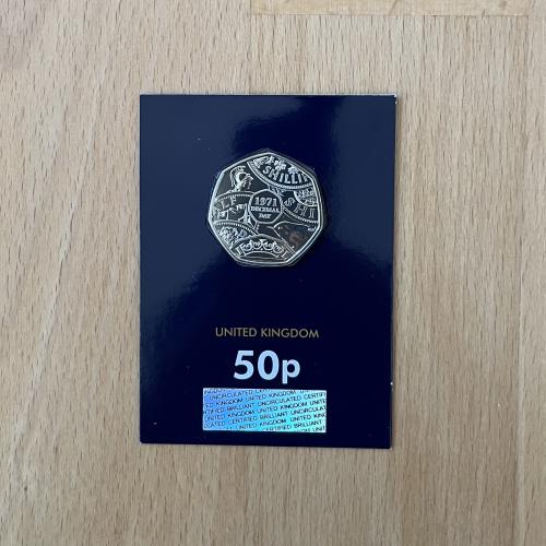 2021 50p Decimal Day Brilliant Uncirculated Coin