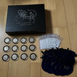 2020 Gibraltar £2 Labour of Hercules - Full Set of 12 coins with Box