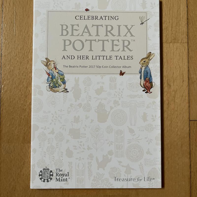 2017 Beatrix Potter Peter Rabbit Royal Mint Coin Collector Album