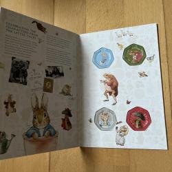 2017 Beatrix Potter Peter Rabbit Royal Mint Coin Collector Album