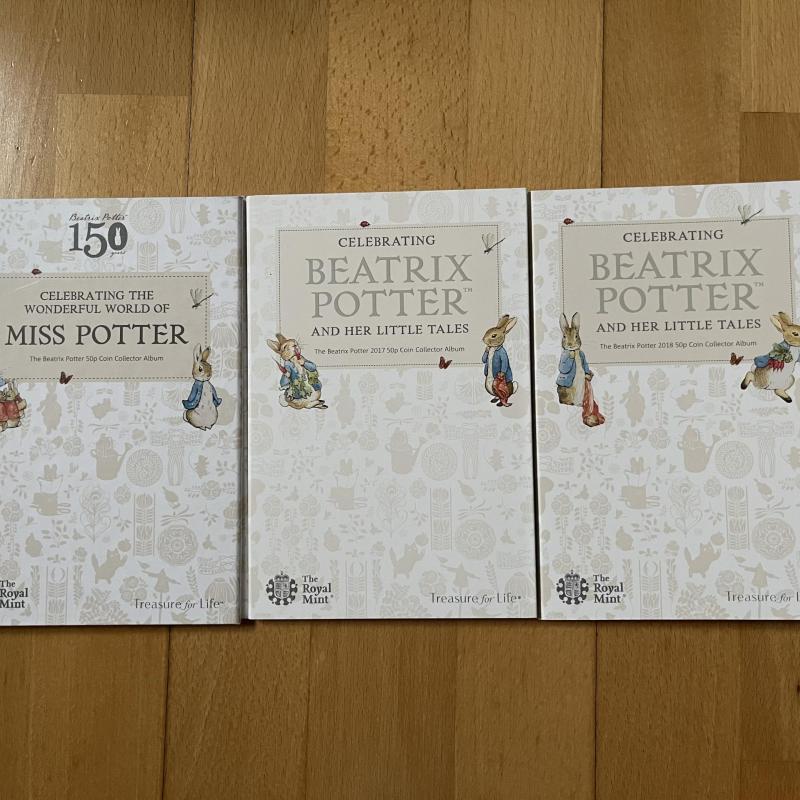 2018 Beatrix Potter Peter Rabbit Royal Mint Coin Collector Album