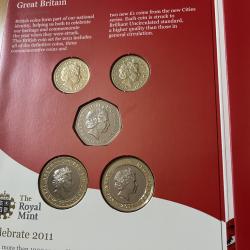 2011 UK Royal Mint Brilliant Uncirculated Coin Set (13 coins)