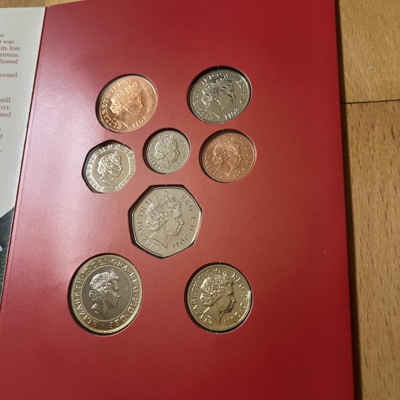 2011 UK Royal Mint Brilliant Uncirculated Coin Set (13 coins)