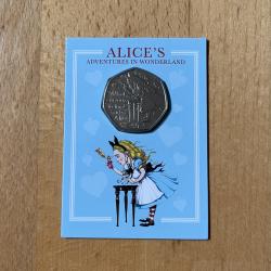 2021 Isle of Man 50p - Alice in Wonderland - What a curious feeling