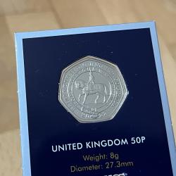 2022 50p Platinum Jubilee (on horseback) - Brilliant Uncirculated