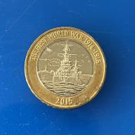 2015 £2 Royal Navy Circulated Coin