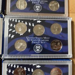 USA State Quarters - 11 x Proof Sets - San Francisco Mint - RARE!