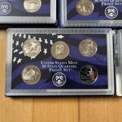 USA State Quarters - 11 x Proof Sets - San Francisco Mint - RARE!