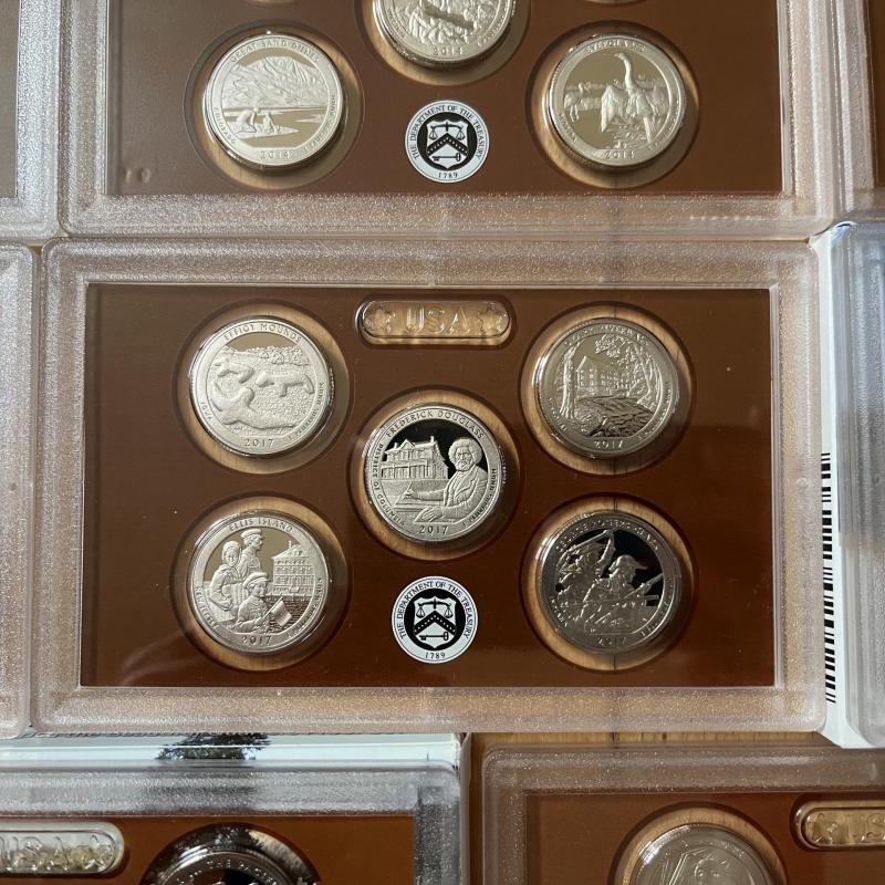 USA Park Quarters - 11 x Proof Sets - San Francisco Mint - RARE!