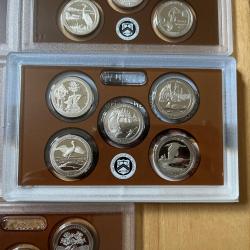 USA Park Quarters - 11 x Proof Sets - San Francisco Mint - RARE!