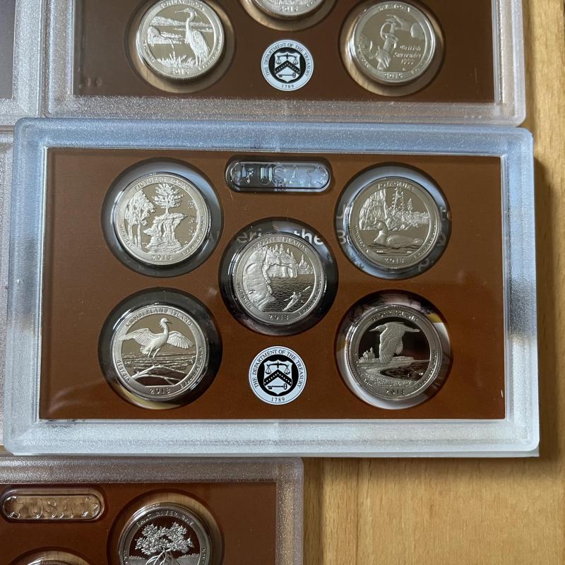 USA Park Quarters - 11 x Proof Sets - San Francisco Mint - RARE!