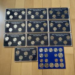 USA State Quarters - 11 x BUNC Sets - Philadephia Mint - RARE!