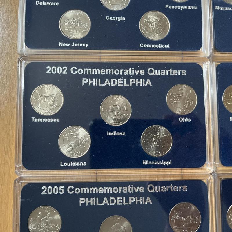 USA State Quarters - 11 x BUNC Sets - Philadephia Mint - RARE!