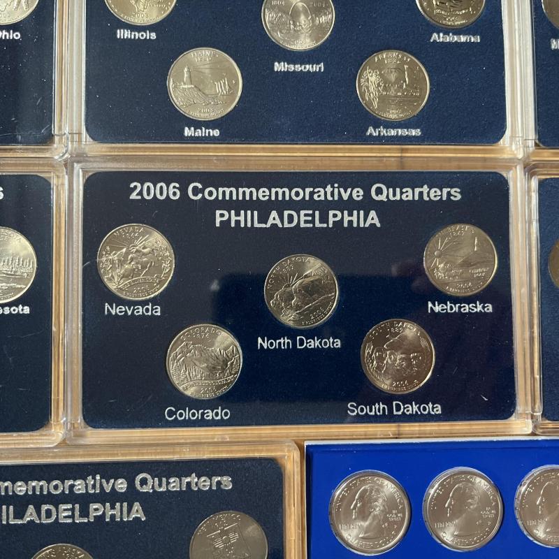 USA State Quarters - 11 x BUNC Sets - Philadephia Mint - RARE!