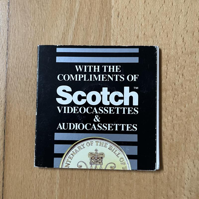 1989 Scotch Videocassettes & Audiocassettes, Bill of Rights £2 Coin