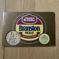 1988 Branston Pickle £1, In for a penny, In for a pound