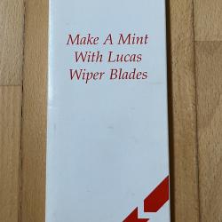 1989 Make A Mint With Lucas Wiper Blades, UK Bunc Bill of Rights £2 Coin