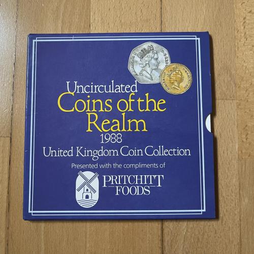 1988 Pritchitt Foods, Coins of the Realm, UK Brilliant Uncirculated Coin Collection