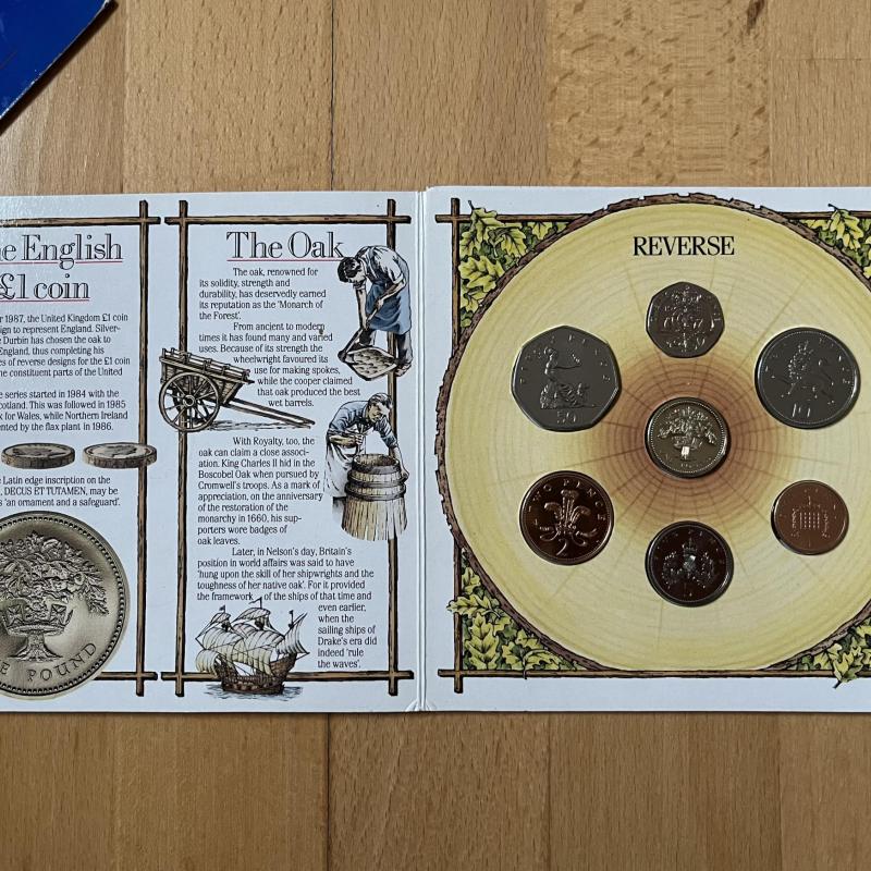 1987 Heads or Tails, UK Brilliant Uncirculated Coin Collection