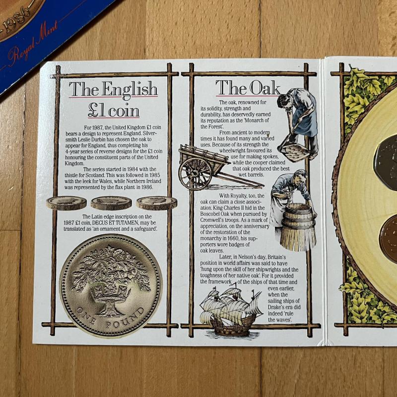 1987 Heads or Tails, UK Brilliant Uncirculated Coin Collection