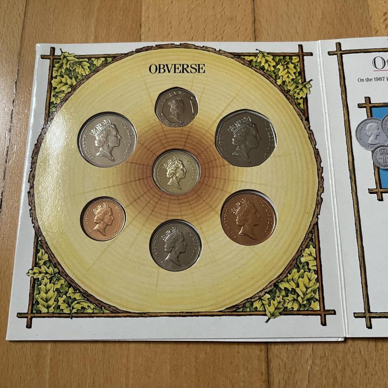 1987 Heads or Tails, UK Brilliant Uncirculated Coin Collection