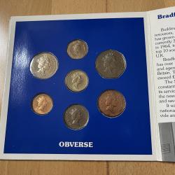 1986 Bradford & Bingley Build Soc, Coin of the Realm, UK Brilliant Unc Coin Collection