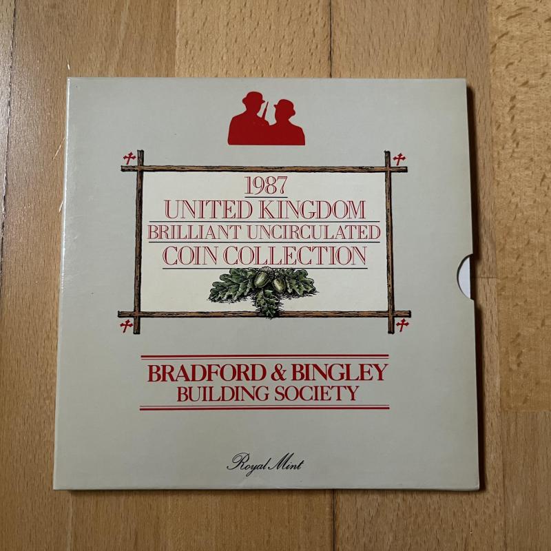 1987 Bradford & Bingley Building Society, UK Brilliant Unc Coin Collection