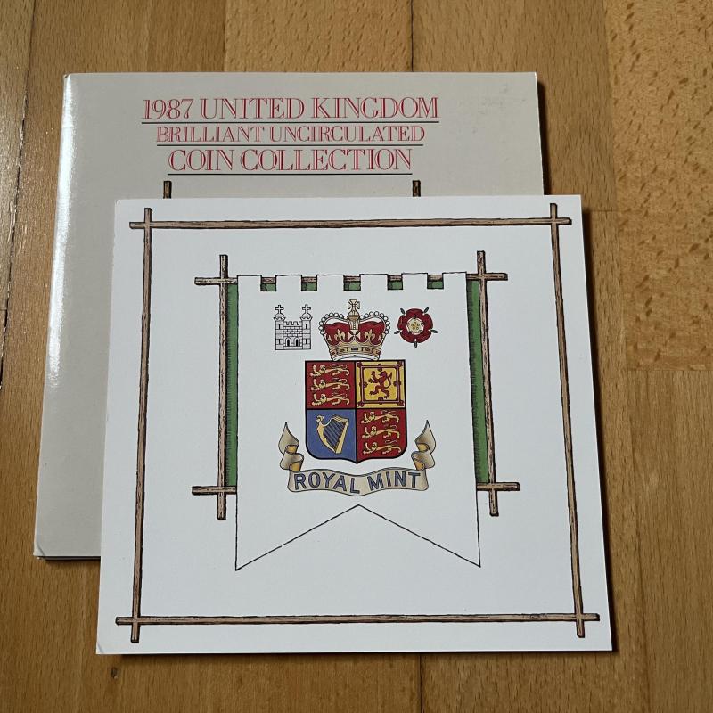 1987 Bradford & Bingley Building Society, UK Brilliant Unc Coin Collection