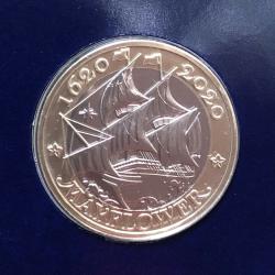 2020 £2 Mayflower Royal Mint Brilliant Uncirculated Coin