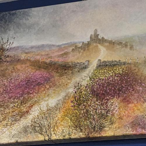 Corfe Castle by Ted Mortimer shelf 277