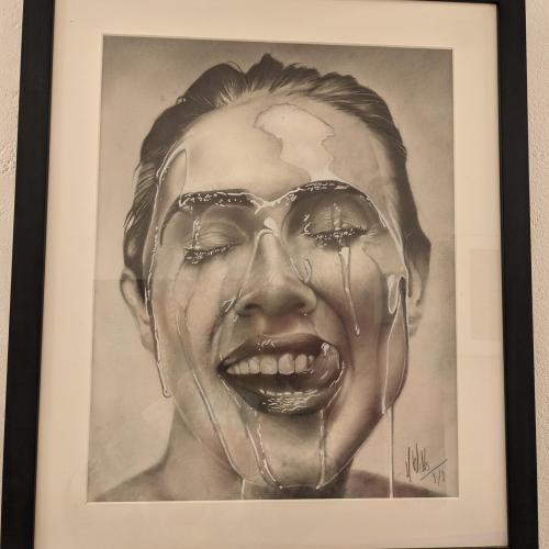 Woman in shower by Martin Willis shelf 199