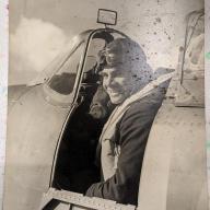 Battle of Britain pilot -Original Art Photograph (16x20 inches) shelf 302