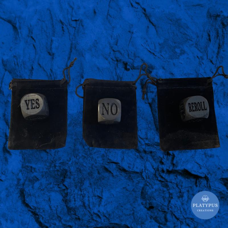 Black Decision Dice