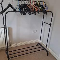 Clothes Rail With Shoe Rack/Shelf £75pm St Thomas Street