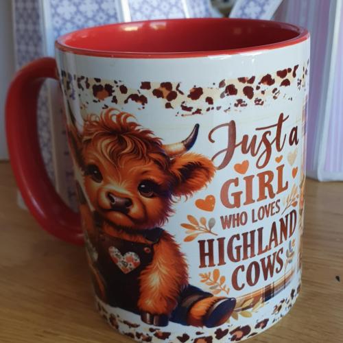 Just a Girl who loves Highland Cows Mug