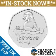 Naked Eeyore 2022 50p Coin Brilliant Uncirculated Winnie Pooh & Friends