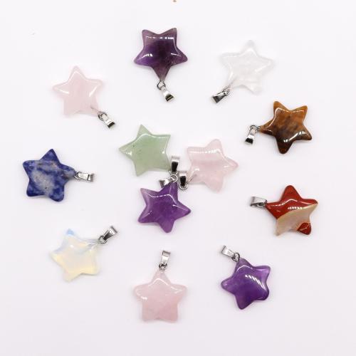 Assortment of Crystal Star Pendants (12) (incl p&p)