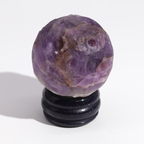 Jupiter-Amethyst Planet-Sola Goldstone Stand (incl p&p)